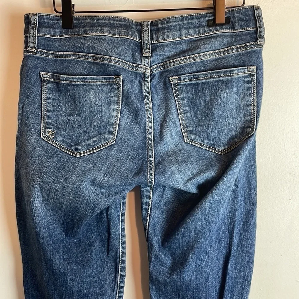 Kut From the Kloth Medium Wash Slightly Distressd Skinny Jeans 6 / 28W 30L - Picture 5 of 10
